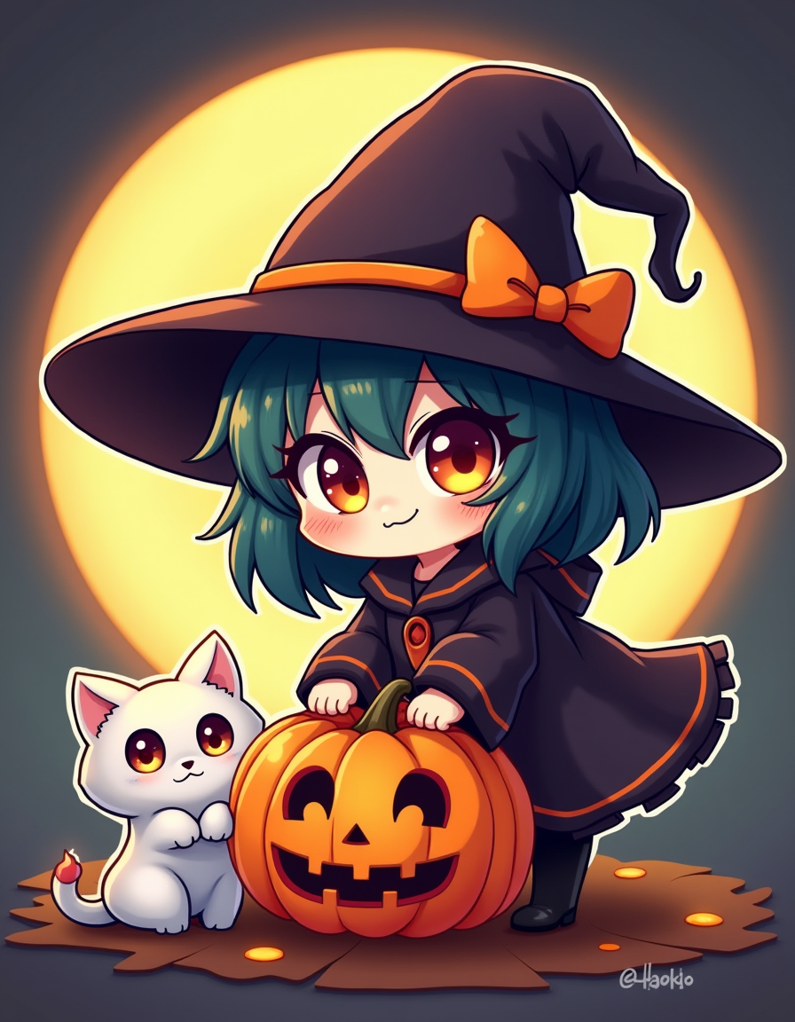 02026-1491243016-Halloween Girl Chibi, Witch Ghost Skelton Pumpkin Kitten Creepy but cute.png